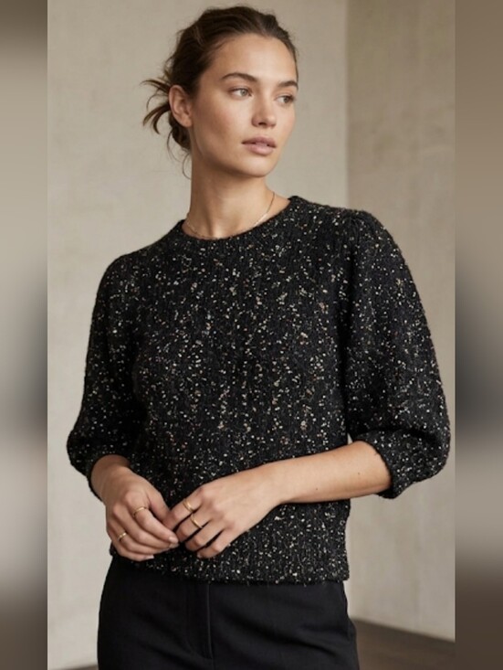 Calvin Klein Sweaters - Calvin Klein Black Speckle Crewneck Sweater